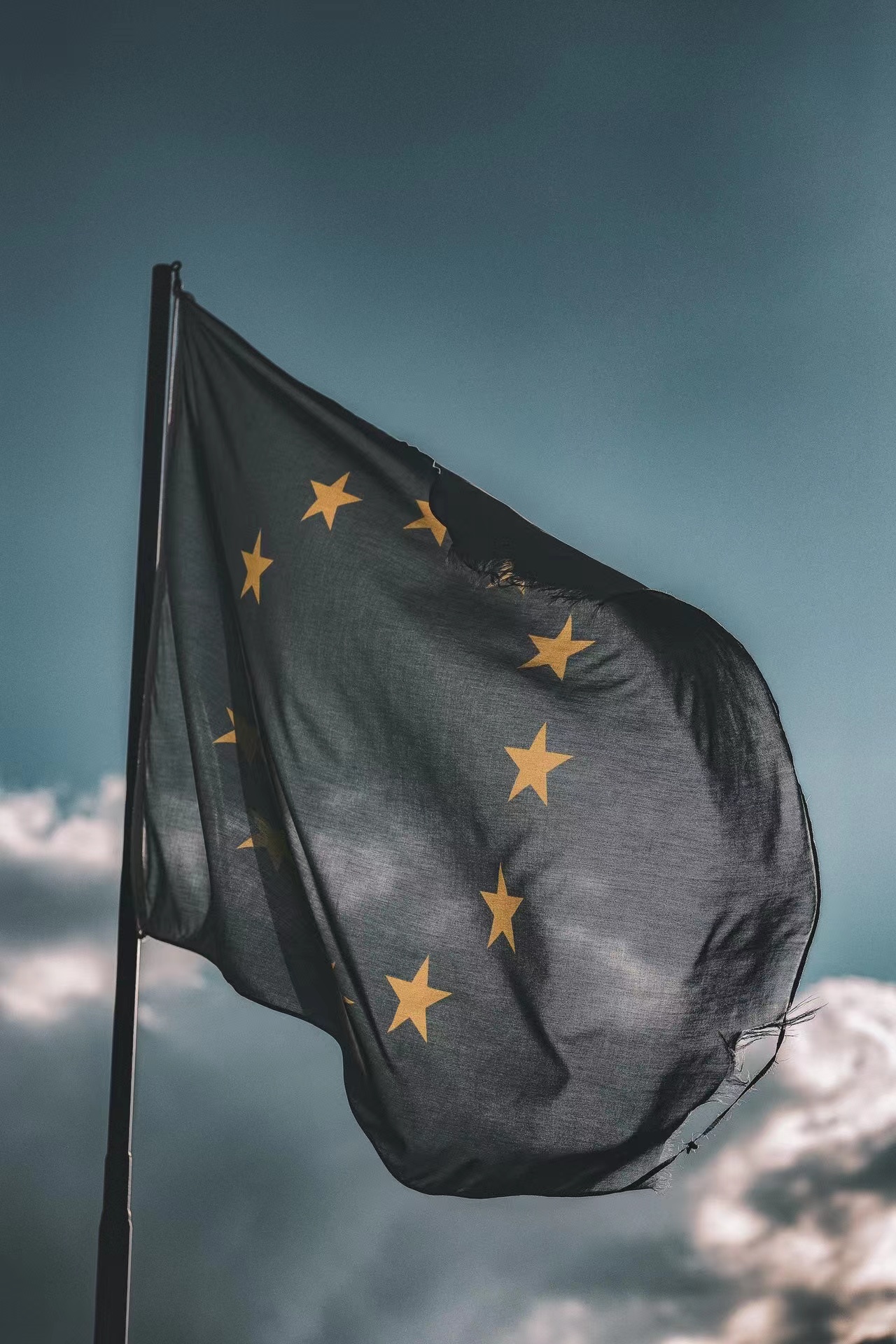 The european Union flag.
